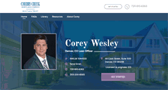 Desktop Screenshot of coreyjwesley.com